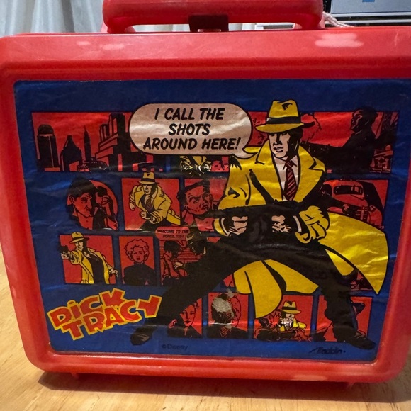 Vintage Other - Dick Tracy plastic lunchbox vintage